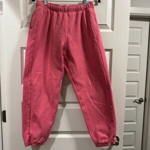 Lululemon Coral Pink Sweatpants in size Small